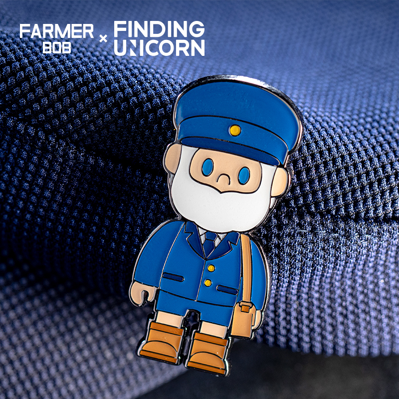 Farmer Bob Color Metal Badge A - Home Security Movie ulasan dan harga